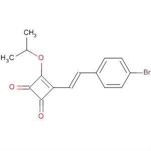 274915-18-3  3-Cyclobutene-1,2-dione,3-[(1E)-2-(4-bromophenyl)ethenyl]-4-(1-methylethoxy)-