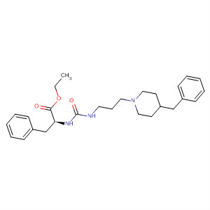 275809-08-0  L-Phenylalanine,N-[[[3-[4-(phenylmethyl)-1-piperidinyl]propyl]amino]carbonyl]-, ethylester
