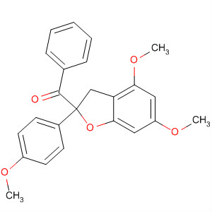 275817-01-1  Methanone,[2,3-dihydro-4,6-dimethoxy-2-(4-methoxyphenyl)-2-benzofuranyl]phenyl-