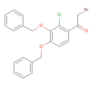 27622-34-0  Ethanone, 2-bromo-1-[2-chloro-3,4-bis(phenylmethoxy)phenyl]-