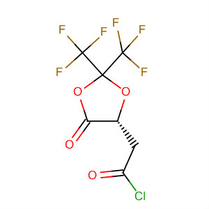 276257-60-4  1,3-Dioxolane-4-acetyl chloride, 5-oxo-2,2-bis(trifluoromethyl)-, (4R)-