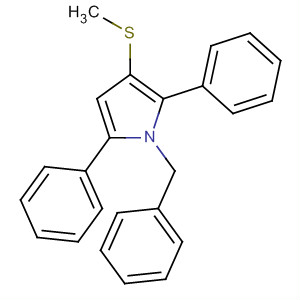 278614-11-2  1H-Pyrrole, 3-(methylthio)-2,5-diphenyl-1-(phenylmethyl)-