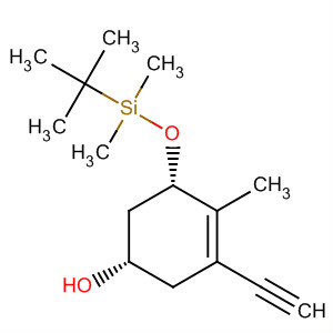 278799-79-4  3-Cyclohexen-1-ol,5-[[(1,1-dimethylethyl)dimethylsilyl]oxy]-3-ethynyl-4-methyl-, (1S,5S)-