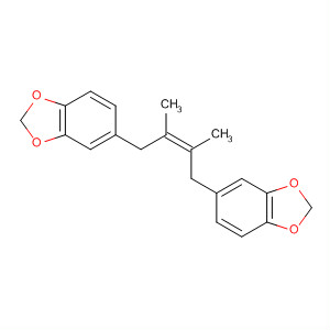 278808-10-9  1,3-Benzodioxole, 5,5'-[(2Z)-2,3-dimethyl-2-butene-1,4-diyl]bis-