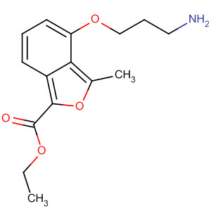 279231-17-3  2-Benzofurancarboxylic acid, 4-(3-aminopropoxy)-3-methyl-, ethyl ester