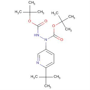 280132-82-3  1,2-Hydrazinedicarboxylic acid, 1-[6-(1,1-dimethylethyl)-3-pyridinyl]-,bis(1,1-dimethylethyl) ester
