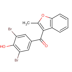 280563-80-6  Methanone, (3,5-dibromo-4-hydroxyphenyl)(2-methyl-3-benzofuranyl)-