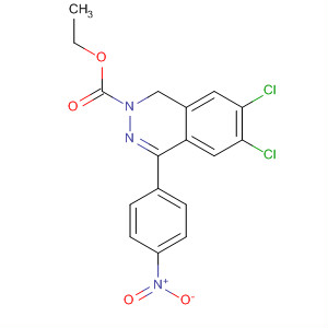 280744-60-7  2(1H)-Phthalazinecarboxylic acid, 6,7-dichloro-4-(4-nitrophenyl)-, ethylester 280744-60-7  2(1H)-Phthalazinecarboxylic acid, 6,7-dichloro-4-(4-nitrophenyl)-, ethylester