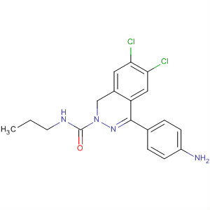 280744-67-4  2(1H)-Phthalazinecarboxamide,4-(4-aminophenyl)-6,7-dichloro-N-propyl- 280744-67-4  2(1H)-Phthalazinecarboxamide,4-(4-aminophenyl)-6,7-dichloro-N-propyl-