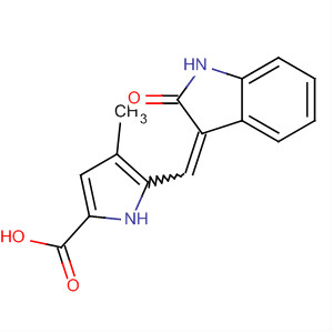 280748-39-2  1H-Pyrrole-2-carboxylic acid,5-[(1,2-dihydro-2-oxo-3H-indol-3-ylidene)methyl]-4-methyl-