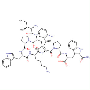 281194-98-7  L-Tryptophanamide,L-isoleucyl-L-leucyl-L-prolyl-L-tryptophyl-L-lysyl-L-tryptophyl-L-prolyl-