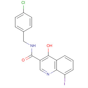 281652-42-4  3-Quinolinecarboxamide, N-[(4-chlorophenyl)methyl]-4-hydroxy-8-iodo-