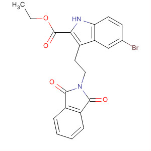 282103-22-4  1H-Indole-2-carboxylic acid,5-bromo-3-[2-(1,3-dihydro-1,3-dioxo-2H-isoindol-2-yl)ethyl]-, ethyl ester