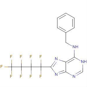 282522-07-0  1H-Purin-6-amine, 8-(nonafluorobutyl)-N-(phenylmethyl)-