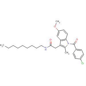 282728-67-0  1H-Indole-3-acetamide,1-(4-chlorobenzoyl)-5-methoxy-2-methyl-N-nonyl-