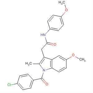 282728-73-8  1H-Indole-3-acetamide,1-(4-chlorobenzoyl)-5-methoxy-N-(4-methoxyphenyl)-2-methyl-