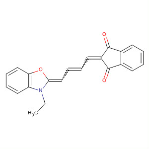 28279-35-8  1H-Indene-1,3(2H)-dione,2-[4-(3-ethyl-2(3H)-benzoxazolylidene)-2-butenylidene]-
