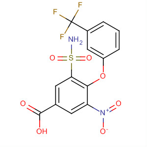 28337-52-2  Benzoic acid, 3-(aminosulfonyl)-5-nitro-4-[3-(trifluoromethyl)phenoxy]-