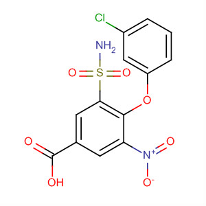 28337-54-4  Benzoic acid, 3-(aminosulfonyl)-4-(3-chlorophenoxy)-5-nitro-