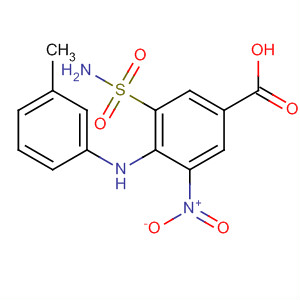 28337-60-2  Benzoic acid, 3-(aminosulfonyl)-4-[(3-methylphenyl)amino]-5-nitro-