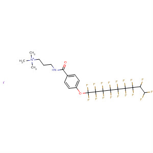 283587-95-1  1-Propanaminium,3-[[4-[(heptadecafluorononyl)oxy]benzoyl]amino]-N,N,N-trimethyl-,iodide