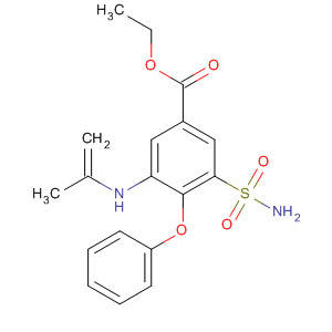 28395-23-5  Benzoic acid, 3-(aminosulfonyl)-4-phenoxy-5-(2-propenylamino)-, ethylester