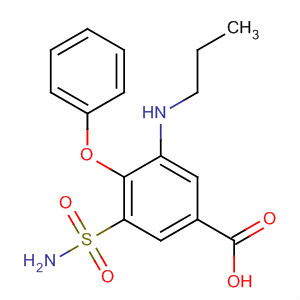 28395-28-0  Benzoic acid, 3-(aminosulfonyl)-4-phenoxy-5-(propylamino)-
