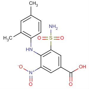 28395-35-9  Benzoic acid, 3-(aminosulfonyl)-4-[(2,4-dimethylphenyl)amino]-5-nitro-