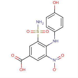 28395-39-3  Benzoic acid, 3-(aminosulfonyl)-4-[(4-hydroxyphenyl)amino]-5-nitro-