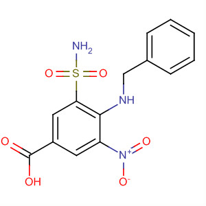28395-43-9  Benzoic acid, 3-(aminosulfonyl)-5-nitro-4-[(phenylmethyl)amino]-