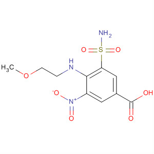 28395-49-5  Benzoic acid, 3-(aminosulfonyl)-4-[(2-methoxyethyl)amino]-5-nitro-