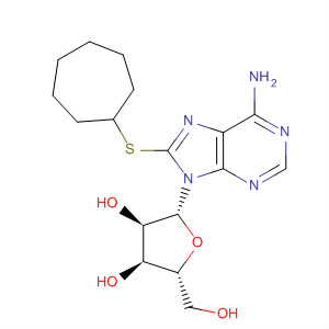 284040-49-9  Adenosine, 8-(cycloheptylthio)-