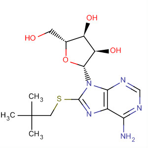284040-50-2  Adenosine, 8-[(2,2-dimethylpropyl)thio]-