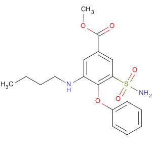 28510-66-9  Benzoic acid, 3-(aminosulfonyl)-5-(butylamino)-4-phenoxy-, methyl ester