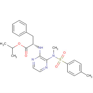 285139-88-0  L-Phenylalanine, N-[3-[methyl[(4-methylphenyl)sulfonyl]amino]pyrazinyl]-,1-methylethyl ester