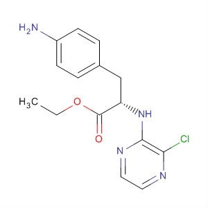 285140-22-9  L-Phenylalanine, 4-amino-N-(3-chloropyrazinyl)-, ethyl ester