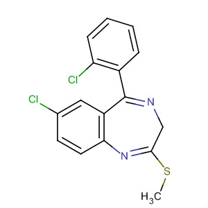 28546-59-0  3H-1,4-Benzodiazepine, 7-chloro-5-(2-chlorophenyl)-2-(methylthio)-