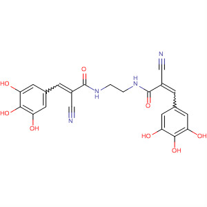 285987-45-3  2-Propenamide,N,N'-1,2-ethanediylbis[2-cyano-3-(3,4,5-trihydroxyphenyl)-