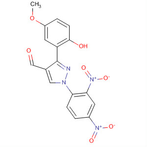 286365-52-4  1H-Pyrazole-4-carboxaldehyde,1-(2,4-dinitrophenyl)-3-(2-hydroxy-5-methoxyphenyl)-