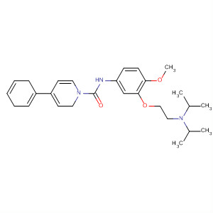 286387-78-8  1(2H)-Pyridinecarboxamide,N-[3-[2-[bis(1-methylethyl)amino]ethoxy]-4-methoxyphenyl]-3,6-dihydro-4-phenyl-
