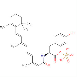 286431-51-4  L-Tyrosine,N-[(2Z,4E,6E,8E)-3,7-dimethyl-1-oxo-9-(2,6,6-trimethyl-1-cyclohexen-1-yl)-2,4,6,8-nonatetraenyl]-, dihydrogen phosphate (ester)