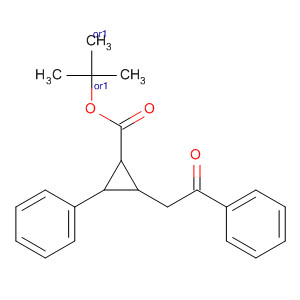 286433-54-3  Cyclopropanecarboxylic acid, 2-(2-oxo-2-phenylethyl)-3-phenyl-,1,1-dimethylethyl ester, (1R,2S,3S)-rel-