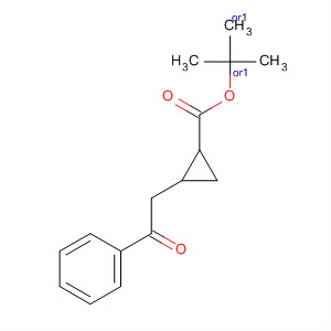 286433-66-7  Cyclopropanecarboxylic acid, 2-(2-oxo-2-phenylethyl)-,1,1-dimethylethyl ester, (1R,2R)-rel-