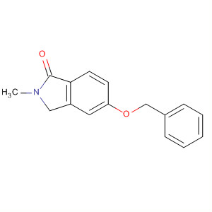 286434-80-8  1H-Isoindol-1-one, 2,3-dihydro-2-methyl-5-(phenylmethoxy)-