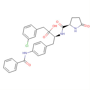 286456-07-3  L-Phenylalanine,1-[(3-chlorophenyl)methyl]-5-oxo-L-prolyl-4-(benzoylamino)-