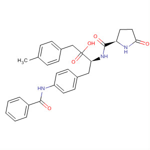 286456-11-9  L-Phenylalanine,1-[(4-methylphenyl)methyl]-5-oxo-L-prolyl-4-(benzoylamino)-
