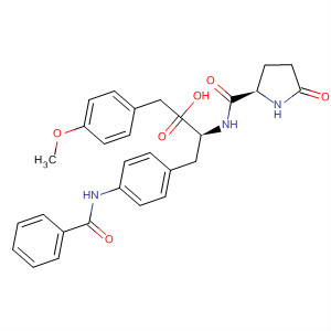 286456-13-1  L-Phenylalanine,1-[(4-methoxyphenyl)methyl]-5-oxo-L-prolyl-4-(benzoylamino)-