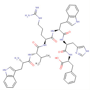 286839-16-5  L-Phenylalanine, L-tryptophyl-L-valyl-L-arginyl-L-tryptophyl-L-histidyl-