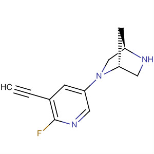 286943-99-5  2,5-Diazabicyclo[2.2.1]heptane, 2-(5-ethynyl-6-fluoro-3-pyridinyl)-,(1R,4R)-