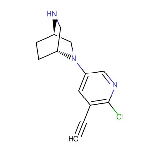 286944-23-8  2,5-Diazabicyclo[2.2.2]octane, 2-(6-chloro-5-ethynyl-3-pyridinyl)-,(1R,4R)-